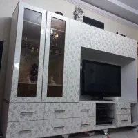 میز تلویزیون ام دی اف سفید