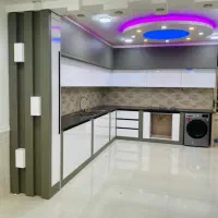 ساخت وتعمیرات کابینت کمددیواری درب اتاق میز تی وی