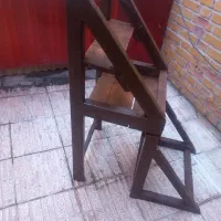 صندلی چوبی نردبان شو|صندلی و نیمکت|خوی, |دیوار