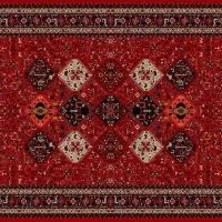 فرش سمانه) بدکن نیاز به چک وضامن خوش نقش وطرح|فرش|برازجان, |دیوار