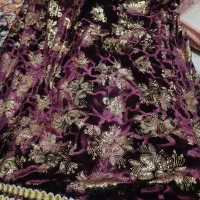 لباس محلی مخمل کشی