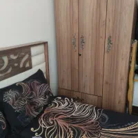 سرویس خواب کامل همراه با تشک تمیز همراه با کمد|تخت و سرویس خواب|شاهینشهر, شهرک میلاد|دیوار