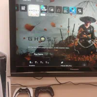 ps5 دو دسته با بازی در حد نو