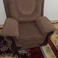 مبل ۷ نفره قهوه ای|مبلمان خانگی و میز عسلی|اهواز, شهرک برق|دیوار