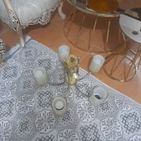 لوستر طلایی ۵ شاخه