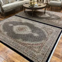 دو تخته فرش چهار متری نقش ماهی قالی سلیمان|فرش|رشت, شالکو|دیوار