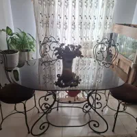 میز صندلی ناهار خوری ۴ نفره فرفورژه