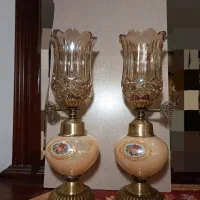 شمعدان پایه سنگ و فلز|صنایع دستی و سایر لوازم تزئینی|تهران, تهرانپارس جنوبی|دیوار