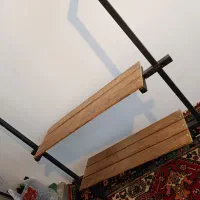 رگال و قفسه چوبی فلزی