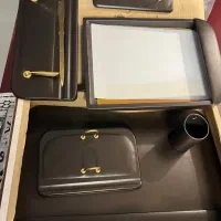 ست رو میزی اداری برند چرم چوب