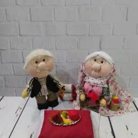 عروسک ننه و آقاجون یلدایی|مجسمه، تندیس، ماکت|ورامین, شهرک مدرس|دیوار