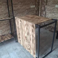 استند قفسه بندی شده و میز|کتابخانه، شلف، قفسه‌های دیواری|پاکدشت, پاکدشت (مامازند)|دیوار