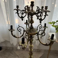 شمعدان برنزی برنز قدیمی|چراغ خواب و آباژور|تهران, ازگل|دیوار