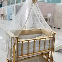 تخت کنار مادر کودک چوب روسی (انجل لند)|تخت و صندلی بچه|تهران, شهید رجایی|دیوار