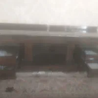 میزتلویزیون۳تیکه mdf باشیشه سکوریت پانچ شده|میز تلویزیون|محمدیه-قزوین, |دیوار