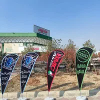 پرچم ساحلی لایت باکس چاپ تابلو