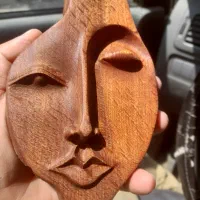 طرح هنری چهره چوبی