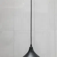 چراغ سقفی فلزی مشکی