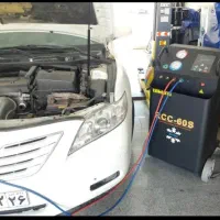 گازکولر شارژ گاز کولر با دستگاه اتومات