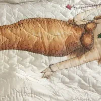 لحاف عروس دست دوز نو