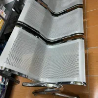 صندلی انتظار سه نفره فلزی