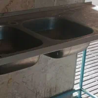 سینک ظرفشویی دو لگنه