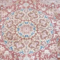 فرش گل ابریشم