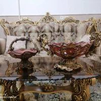 مبلمان سلطنتی  سرویس پذیرایی به همراه چوب بامبو|مبلمان خانگی و میز عسلی|ساوه, |دیوار