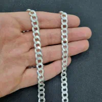 زنجیر نقره مردانه ایتالیایی ITALY کارتیه (گردنبند)