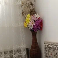 گل با گلدان