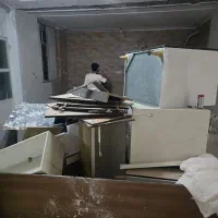 کابینت فلز درب ام دی اف دست دو|مصالح و تجهیزات ساختمان|شیراز, شهرک گلستان شمالی|دیوار