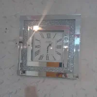 ساعت دیواری تمام نگین چوب