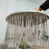 لوستر گرد ال ای دی ریموت دار