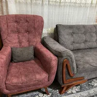 مبل هفت نفره و جلو مبلی