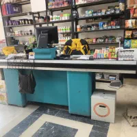 میز چک اوت فروشگاهی موتوردار باصندوق