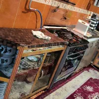 کابینت آلمینیوم اجاق گاز ظرف شوی|مصالح و تجهیزات ساختمان|سیلوانه, |دیوار