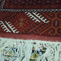 فروش فرش جرگلان و4عدد پشتی نونو 6متری|فرش|گمیشان, |دیوار