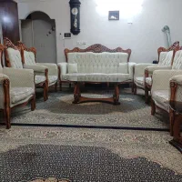 مبل ۹ نفره +میزناهارخوری ۶ نفره +بوفه|مبلمان خانگی و میز عسلی|اندیشه, اندیشه فاز ۴|دیوار