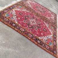 ۴ تخته فرش دستباف ۶ متری نقشه تاجری هریس اصل