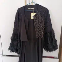 مانتو مشکی نو سایز ۴۴