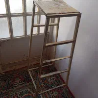 چهارپایه تمام فلزی با قوطی و میلگرد و ورق سنگین|صندلی و نیمکت|شیراز, پودنک|دیوار