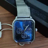 ساعت مچی مردانه OLEVS مدل مستطیلی صفحه آبی