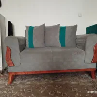 مبل هفت نفره چوب راش|مبلمان خانگی و میز عسلی|باقرشهر, |دیوار