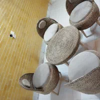 میز و صندلی حصیری