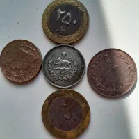سکه ۵ریالی و۵تومنی