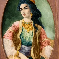 تابلو فرش دستبافت دختر عثمانی|تابلو فرش|تهران, بازار|دیوار