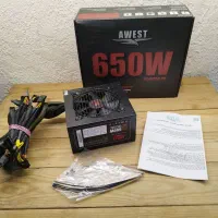 پاور power awest 650w 750w تمیز با جعبه در حد|قطعات و لوازم جانبی رایانه|تهران, شیخ هادی|دیوار