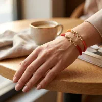 دستبند نقره بی نهایت