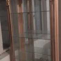 بوفه چوبی طلایی