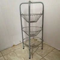 سبد سیب زمینی پیاز پایه قابلمه و پایه گل فرفورژه